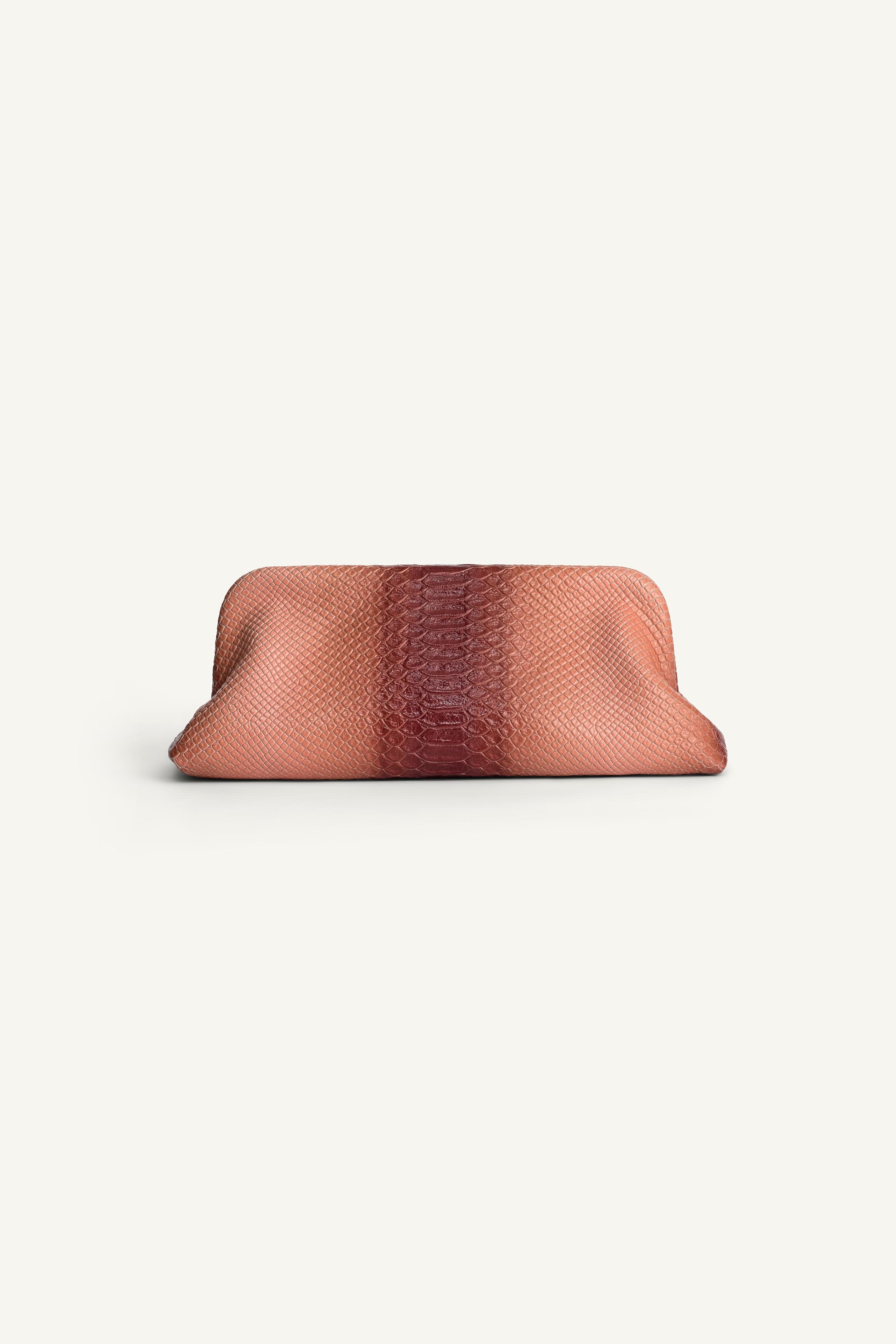 POCHETTE EN CUIR EFFET RELIEF ÉDITION LIMITÉE